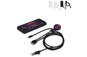 3199 | Xoopar Mr. Bio Powerbank and cable pack 7.000mAh
