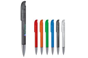 Balpen Atlas transparant metalen tip