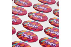 Doming Ovaal 60x35 mm