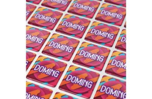 Doming Vierkant 13x13 mm