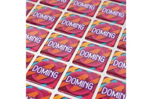 Doming Vierkant 15x15 mm