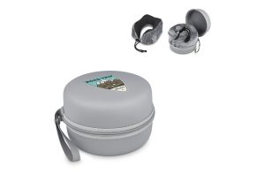 Gecontourde memory foam reiskussen met EVA-case
