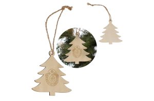 Houten kerstornament kerstboom