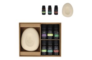 InsideOut Aroma Pebble Giftset met 6 flesjes essential oil