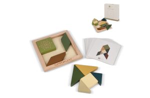 InSideOut Houten Tangram think IQ puzzle