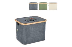 InSideOut opvouwbare mand met deksel Sogne  40.5 x 33 x 30cm rPET