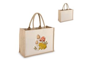 Jute-Katoen Tote OEKO-TEX® 42.5 x 19 x 32 cm 320g/m²