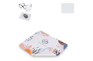 Microvezel muismat met siliconen nopjes 18x22cm (325g/m²) sublimatie