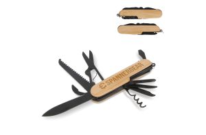 Multitool bamboe 9 functies