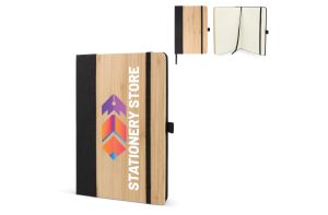 Notitieboek bamboe & R-PET A5