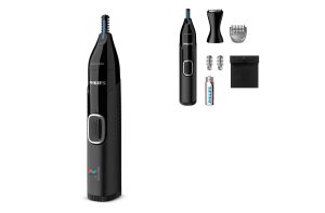 NT5650|Philips Neus-, oor-, wenkbrauwen detailtrimmer met 5 accessoires