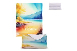 Polar fleece deken OEKO-TEX® sublimation 120 x 150 cm 190 g/m²