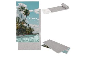 Sneldrogende handdoek R-PET 100 x 180 cm sublimatie