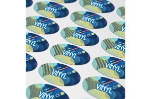 Vinyl Sticker Ovaal 40x20mm