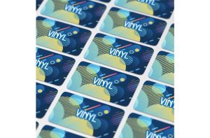 Vinyl Sticker Rechthoek 80x25mm