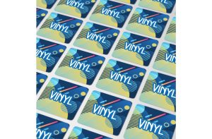 Vinyl Sticker Vierkant 10x10mm