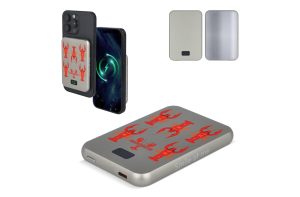Xoopar Smile Wireless Mirror Powerbank Geschikt voor MagSafe 5000 mAh